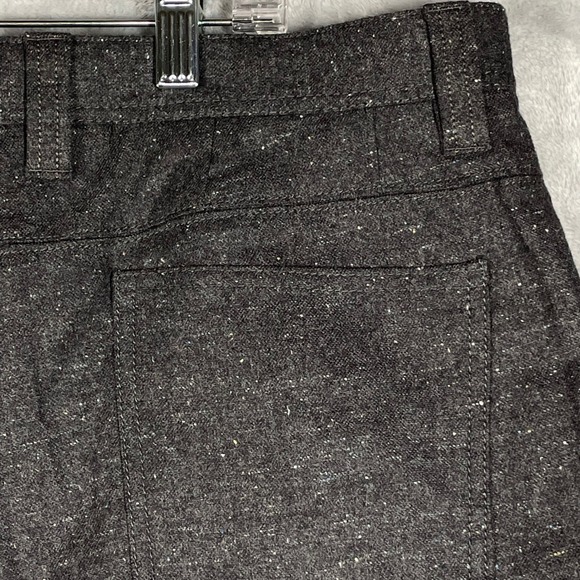 Valentini Mens Dark Gray Speckled Dress Pants Made in Italy Size 40x33